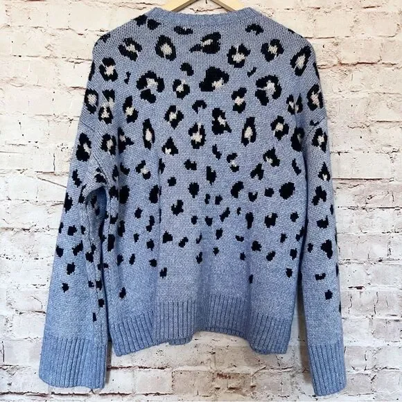 Nine West leopard flare sleeve sweater - Picture 6 of 6